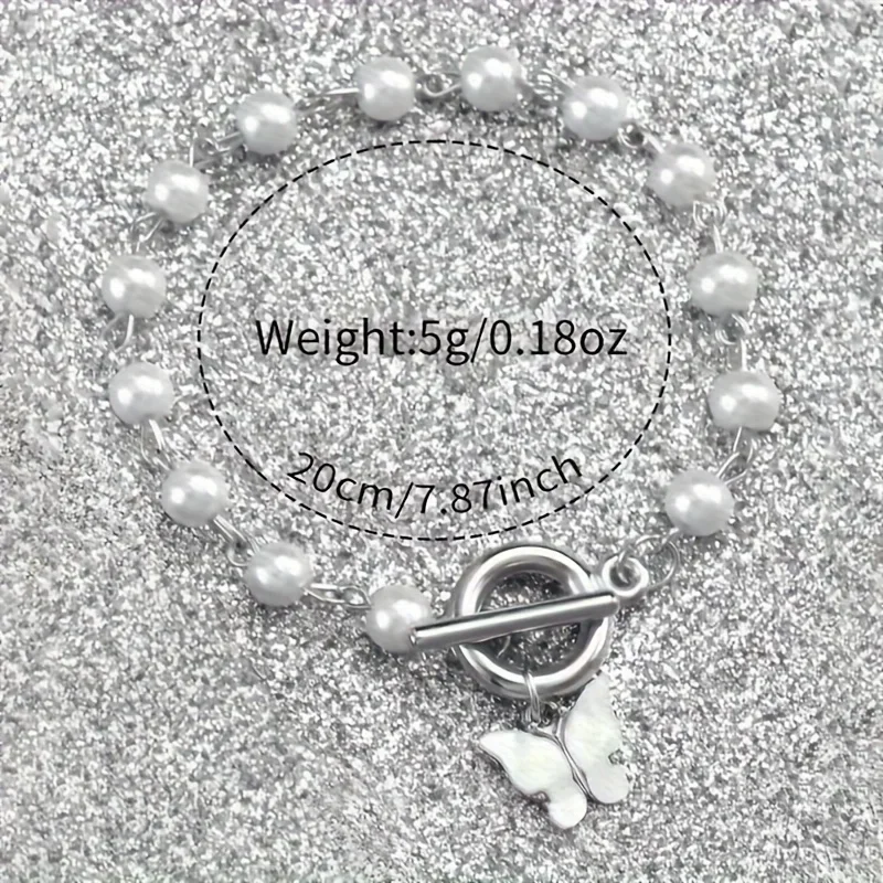 2 шт.-женские часы, повседневный силиконовый ремешок, аналоговые кварцевые часы, комплект ювелирных изделий с сердечком и жемчугом (без коробки)