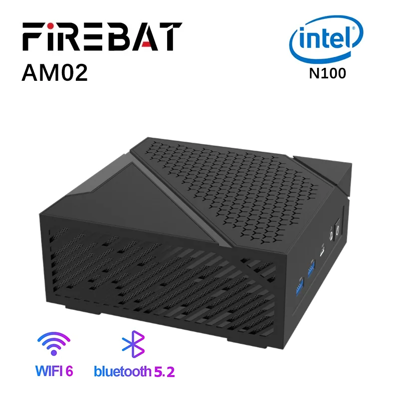 FIREBAT AM02 Mini PC – Najlepszy wybór dla użytkowników szukających komputera typu PC 2 z nowoczesnym procesorem Intel N100