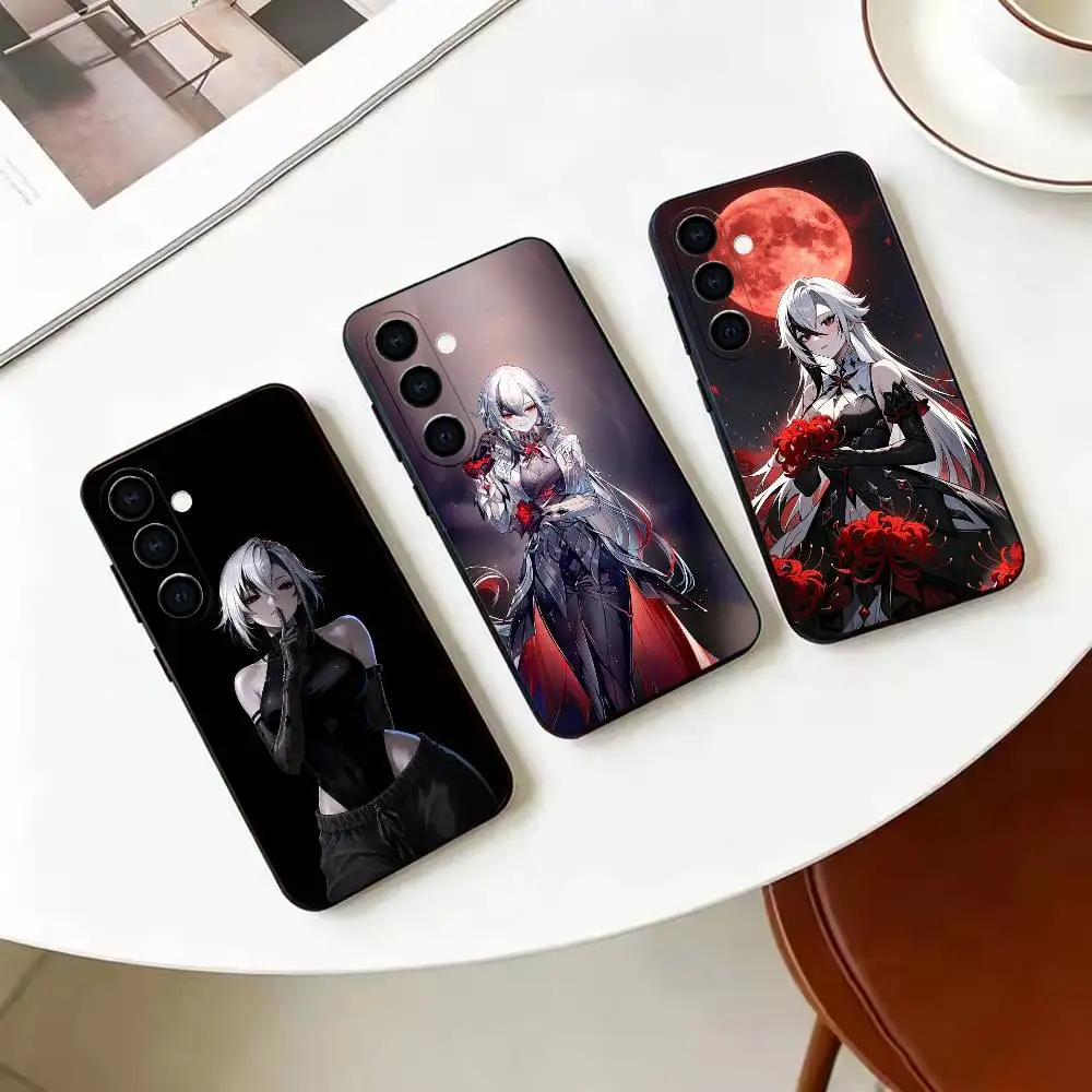 A-Arlecchino Genshin  Phone Case For Samsung Galaxy A73,A72,A71,A70,A53,A52,A51,Others Soft Black Cover