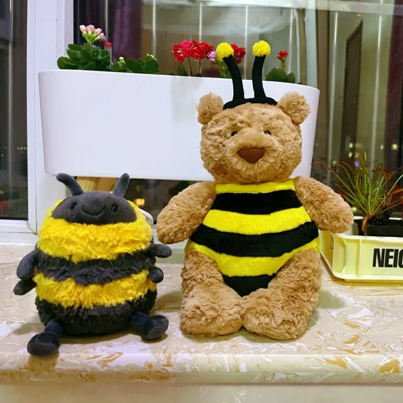 

Adorable Albee Bee Spring Plush Toy For Kids Super Soft,Cuddly,And Cute Elephant ,Perfect Soothing Plush Toy Gift Festival Gift