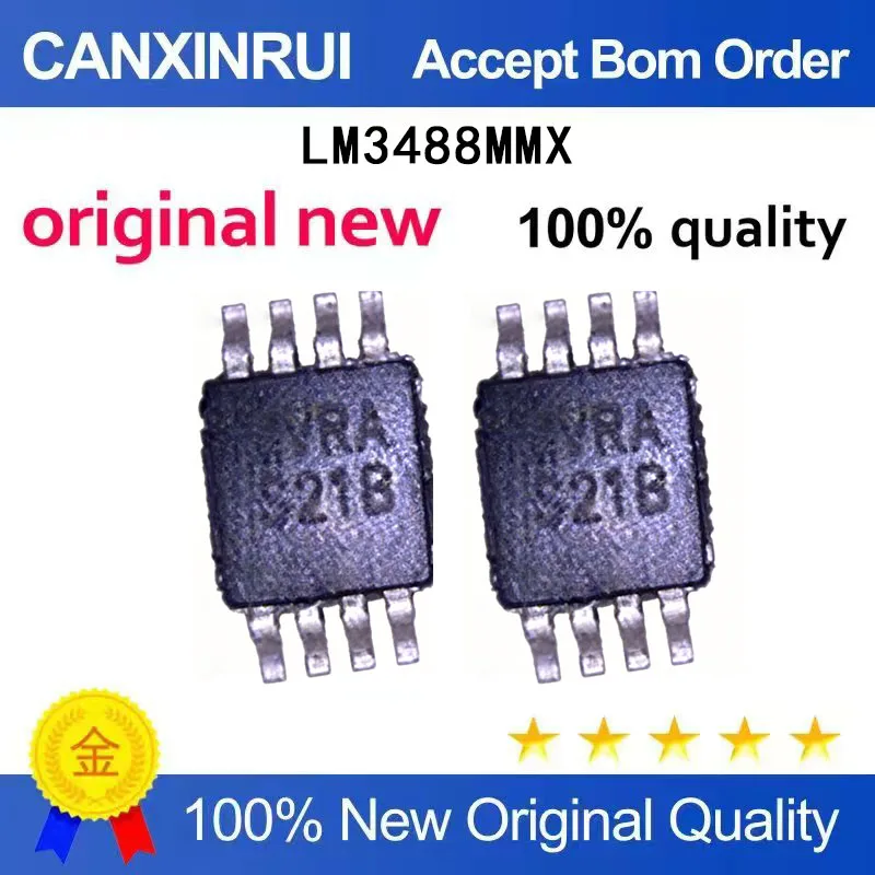 

(5-100 Pieces) LM3488MMX/NOPB LM3488MM MSOP8 silk screen S21B brand new in stock