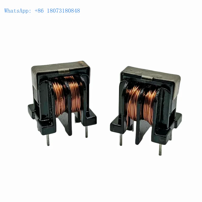 Common mode inductor filter Power Inductor 10MH/20MH/30MH Vertical UU9.8/UF9.8 pin distance 7*8 copper wire