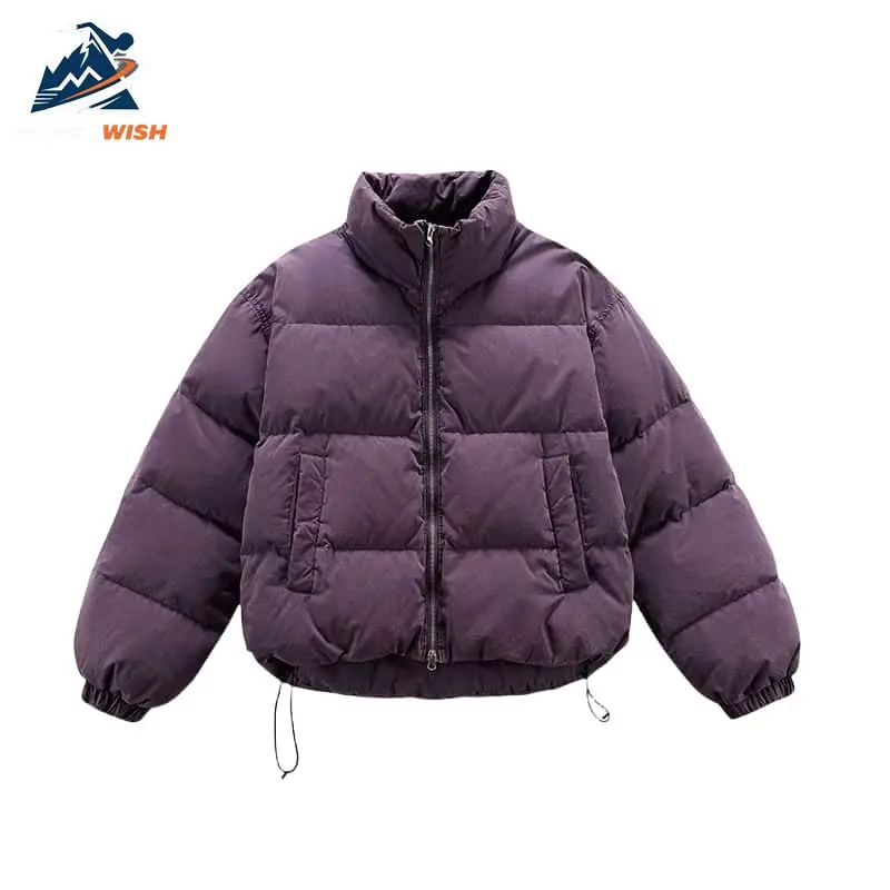 MONEYWISH أسفل سترة 2025 جديد بسيط الأبيض بطة أسفل سميكة مكافحة الباردة الدافئة معطف قصير في الهواء الطلق الكورية سترة شتوية غير رسمية