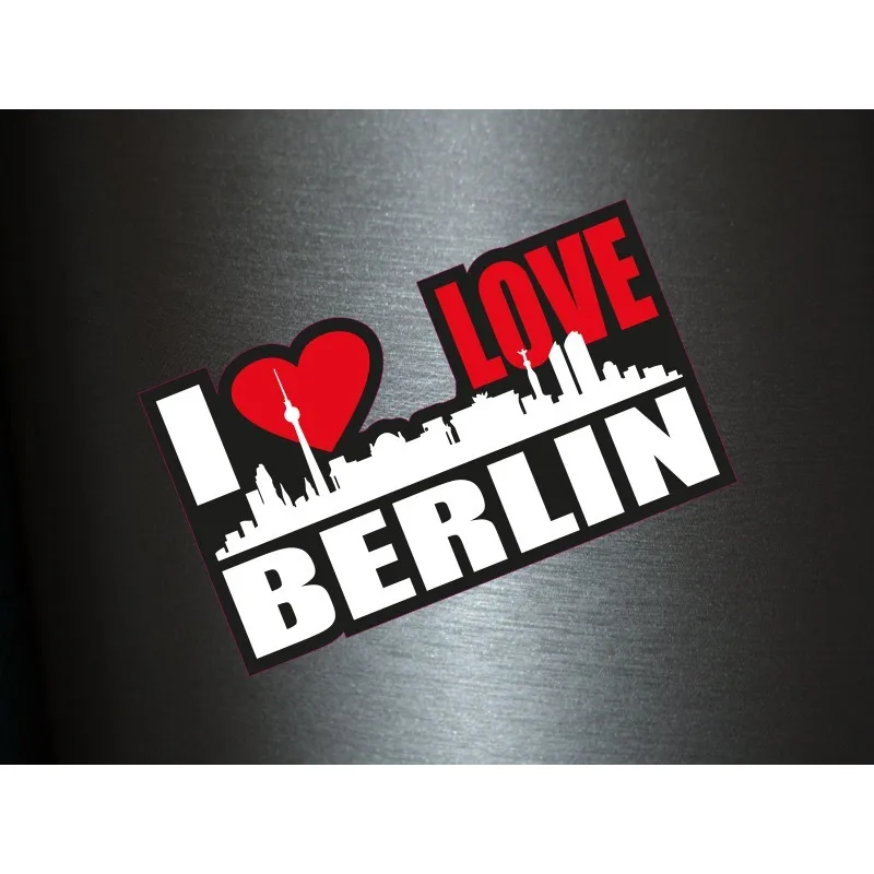

I love Berlin skyline sticker car sticker tuning stickerbomb fun-