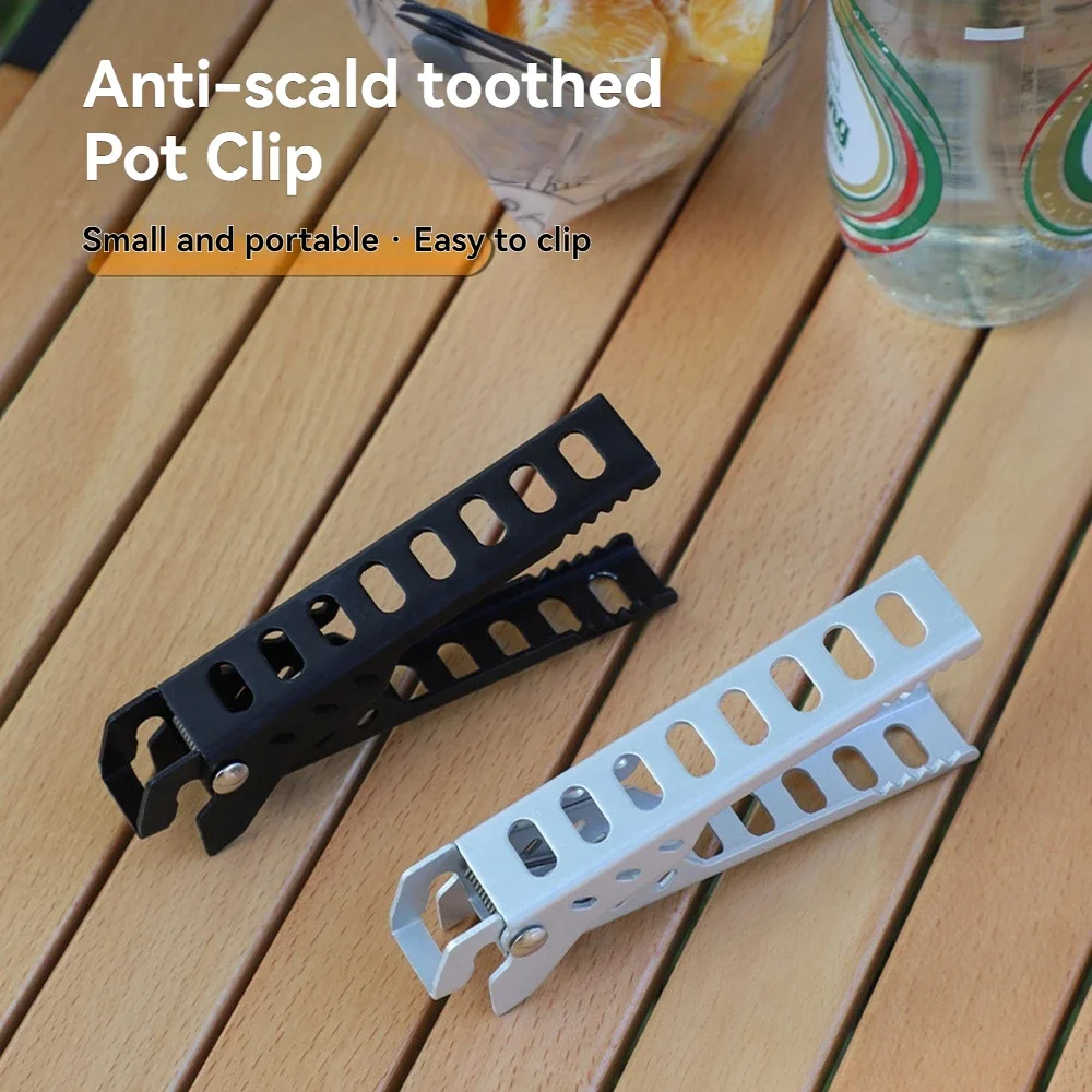Outdoors Home Anti-hot Alloy Pot Clip Bowl Gripper Pot Food Clamp Kitchen Bowl Dish Pan Anti-Scalding Clip Kitchen Accessories