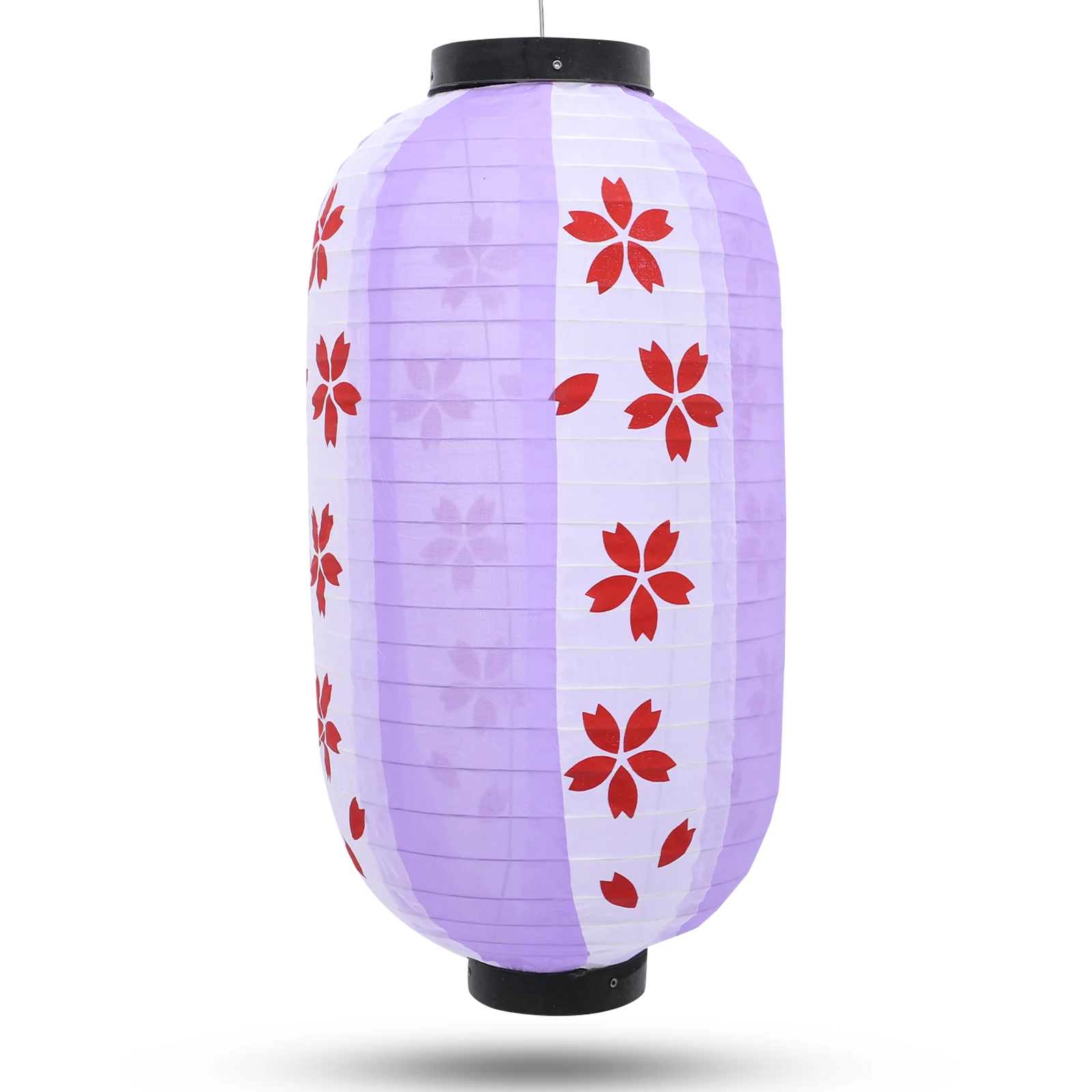 

Japanese Cherry Blossom Lantern Purple 25x48cm Silk Waterproof Outdoor Indoor Decor Restaurant Home Garden Traditional Lanterns