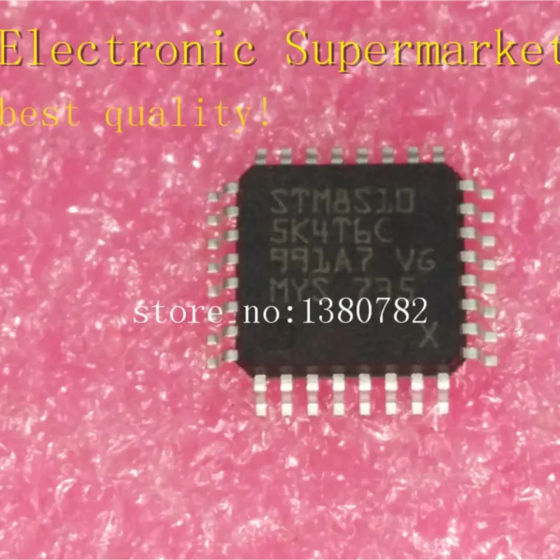 

Free Shipping 10pcs-50pcs STM8S105K4T6C STM8S105K4T6 STM8S105 LQFP-32 New original IC In stock!