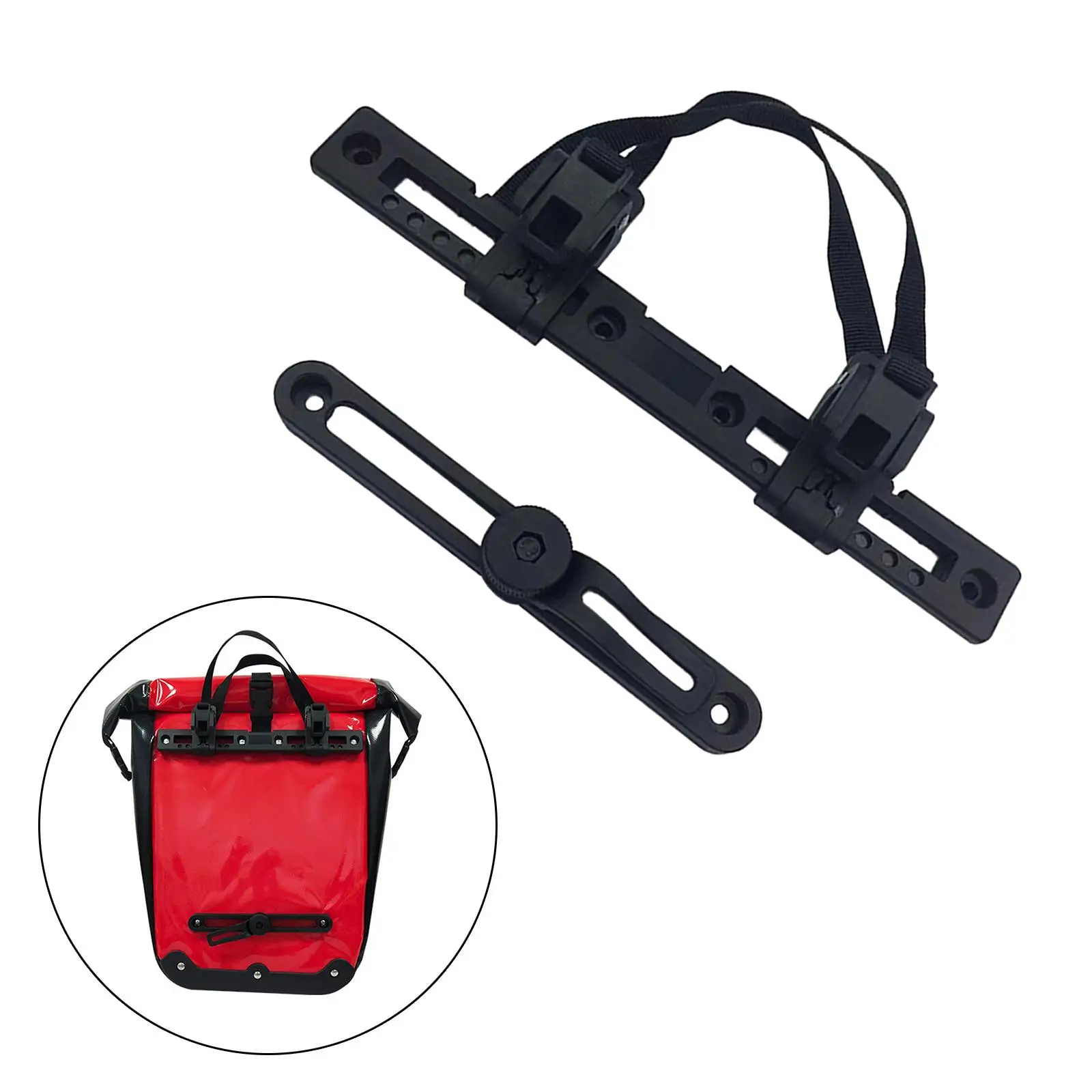 Conveniente Universal Bagagem Buckle para Sacos, Liberação Acessório, 360 Degrees Bike Bag Buckle, Acessório de ciclismo