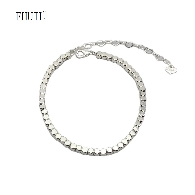 

NEW Wrist Chain Bracelets For Women Men Beads Bracelet Silver Plated Fashion Jewelry On The Hand Gifts Party Wedding Accessori