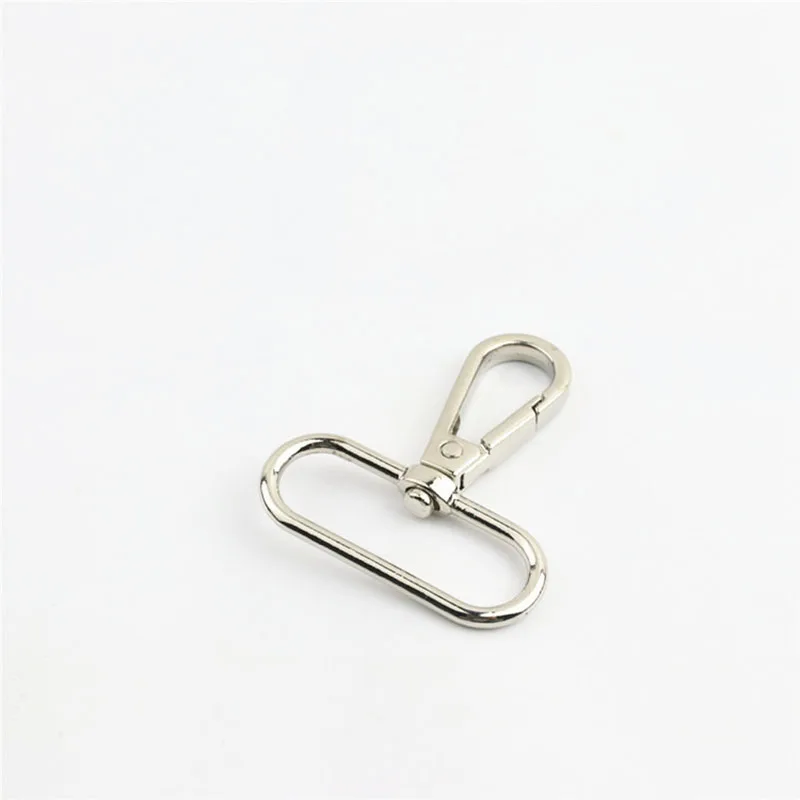 10Pcs 1.26/1.5inch Bag Strap Hook Buckle 32/38mm Oval Swivel Lobster Clasp Hanger Snap Hooks Key Chain Trigger Buckles Accessory