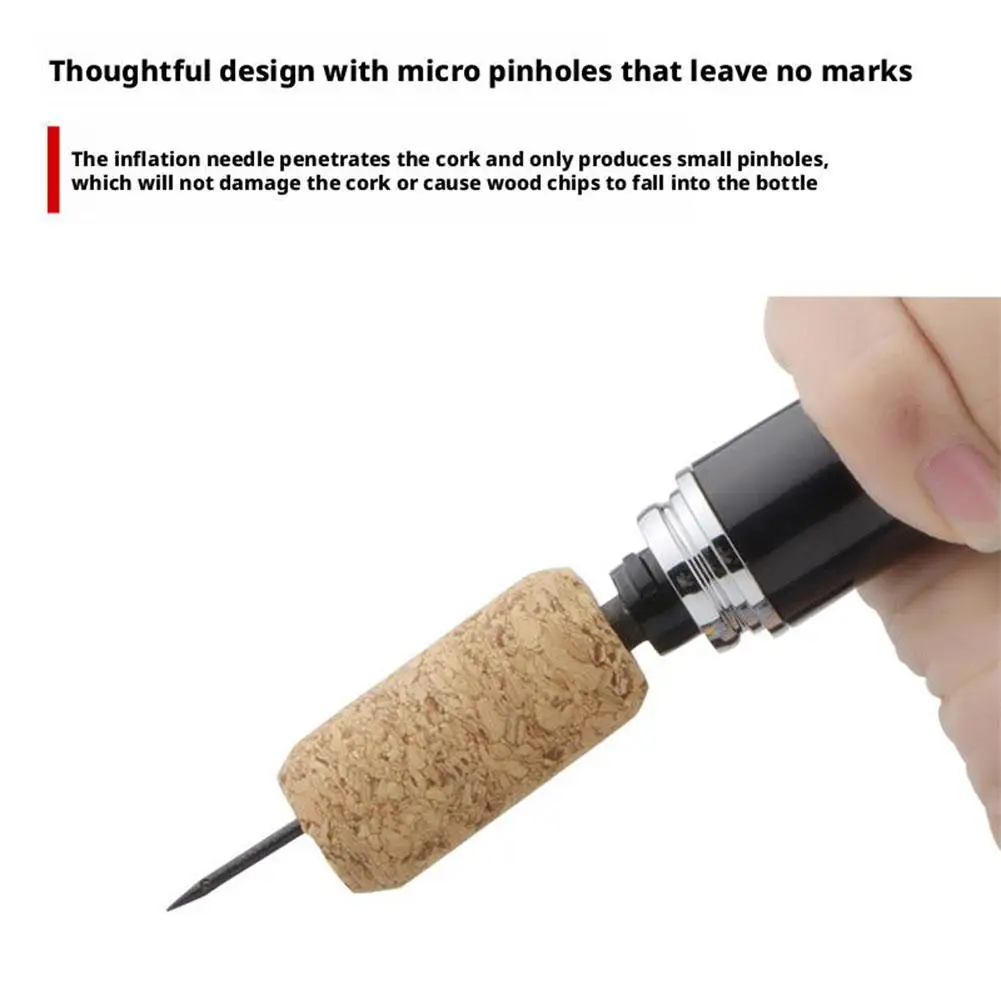 Wine Bottle Opener Portable Corkscrew Stainless Steel Pin Cork Remover Air Pressure Opener for Kitchen Bar And Party Tools view 3