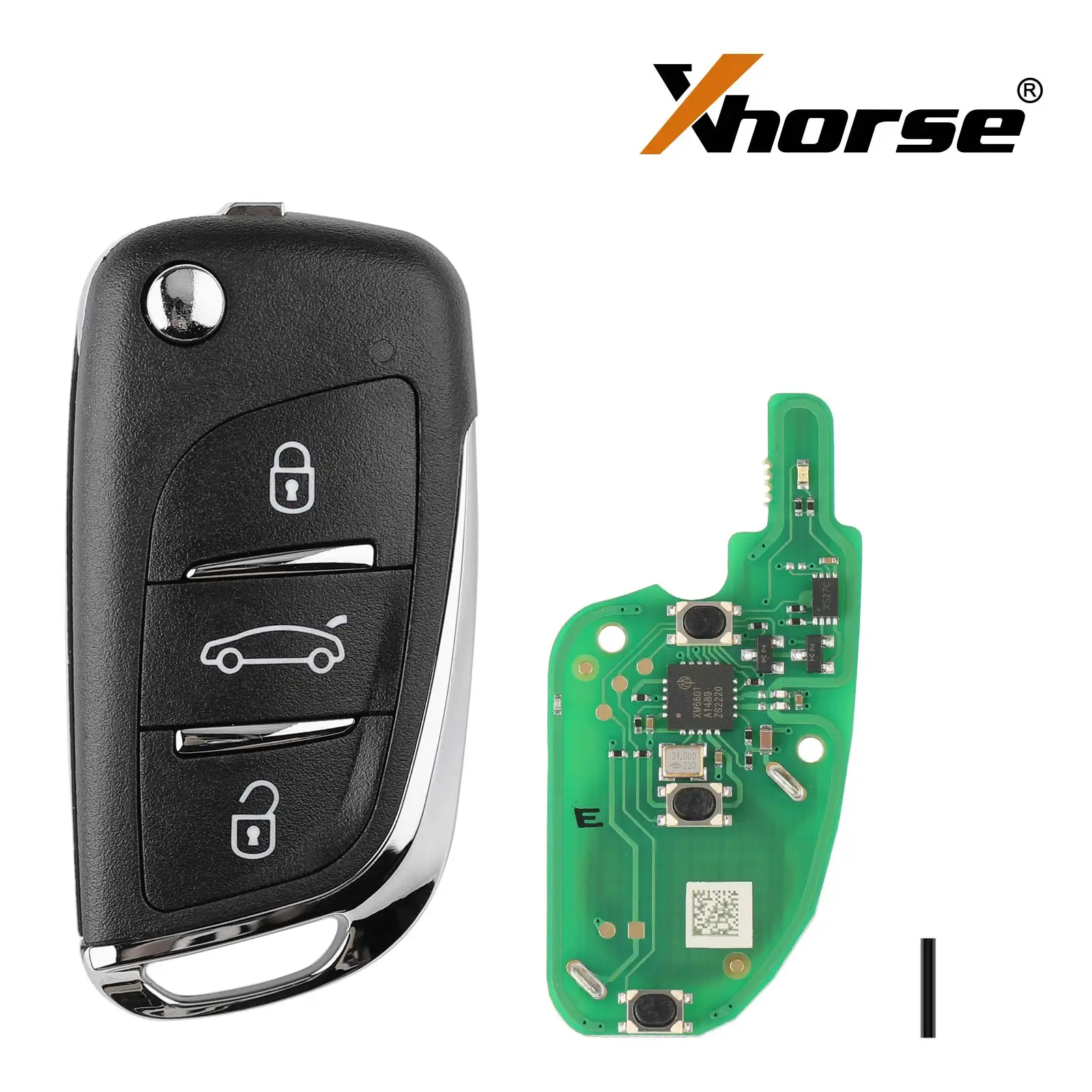 5 Pieces Xhorse VVDI XE Series Remote Key with Super Chip XEMQB1EN XEDS01EN XEFO01EN XEKF20EN XEKF21EN XELEX0EN XELEX1EN