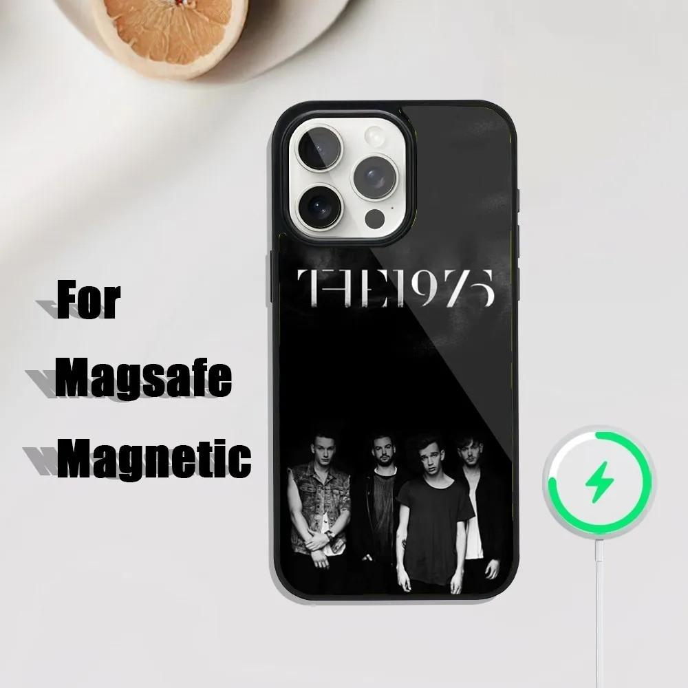 Rock Band The 1975 Phone Case For iPhone 16,15,14,13,12,11,Plus,Pro,Max Mini Magsafe Magnetic Wireless Charging