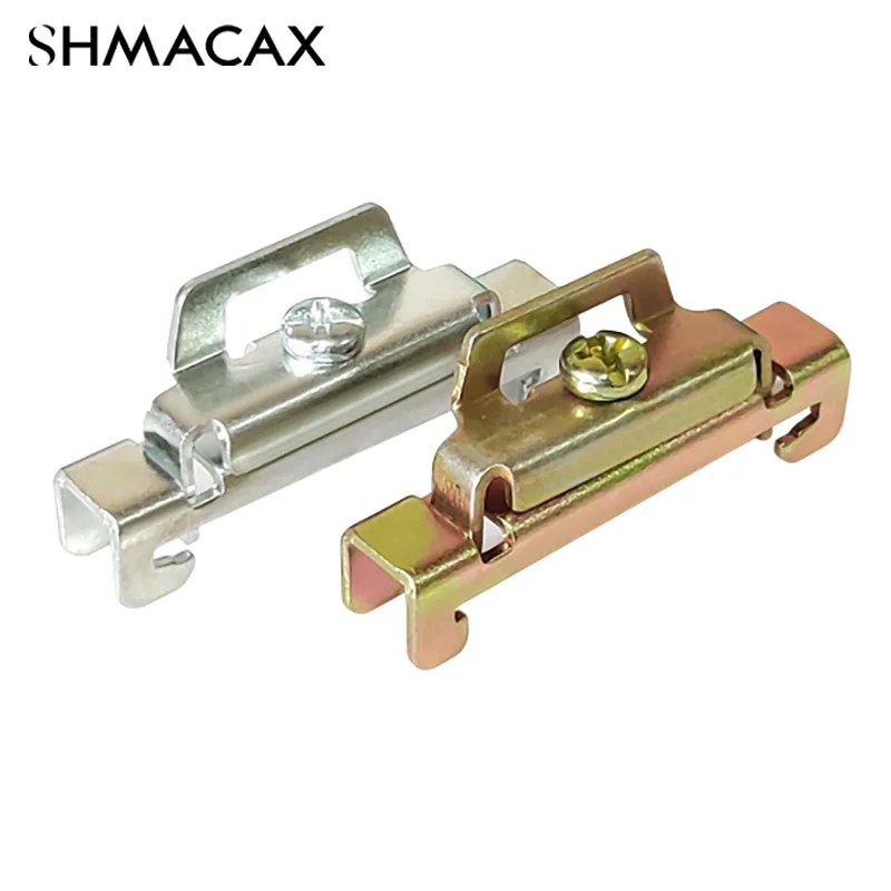 10pcs Universal Terminal Blocks End Stoper Rail End Screw Clamp Terminal Fixed Block Grey