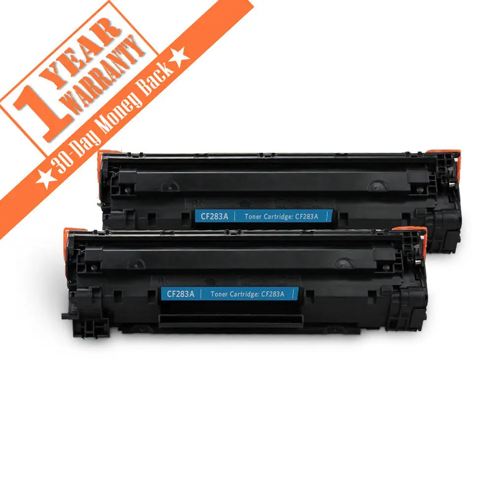 cartucho de toner laser preto para hp laserjet pro mfp m127fw m127fn 2pk cf283a 83a 01