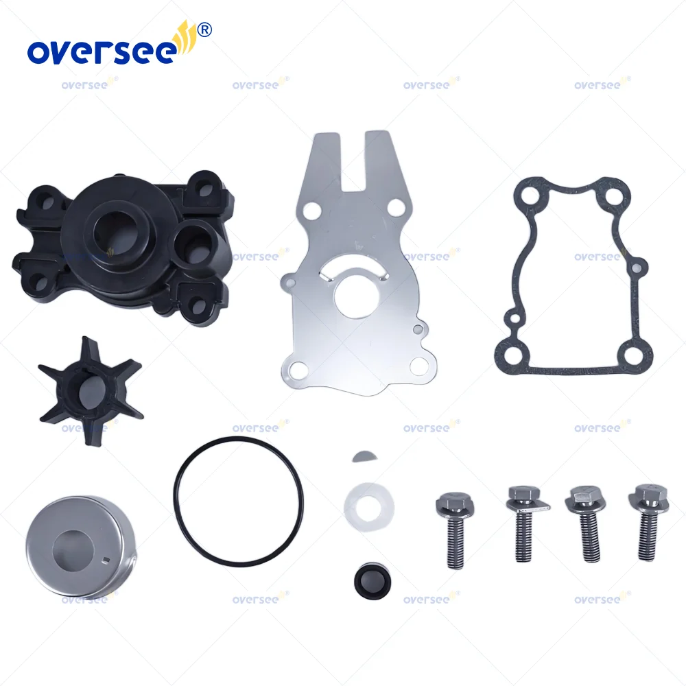 

Oversee 63D-W0078-02 КОМПЛЕКТ ВОДЯНОГО НАСОСА для YAMAHA 40, 50, 60 л.с., 2 и 4 НИЗКИХ ВОДЯНОЙ НАСОС, комплект IMPELLER 63D-W0078-00