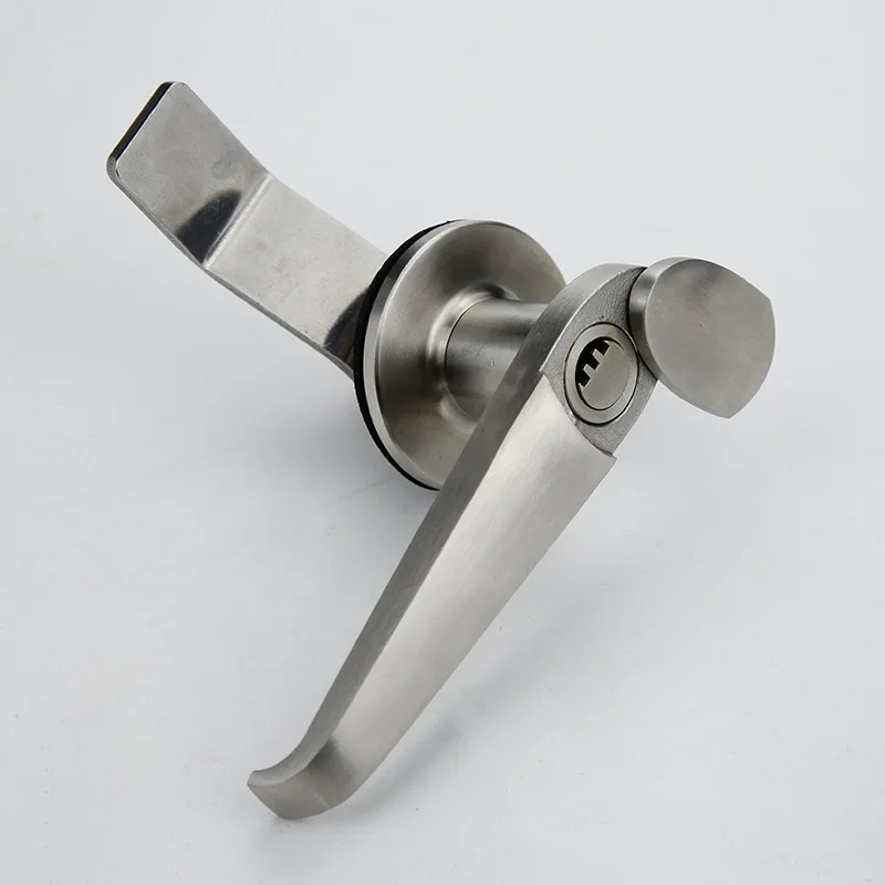 MS308-3 Stainless Steel Handle Lock Triangular Four Corner Waterproof Cover Outdoor Rainproof Distribution Cabinet Handle Lock