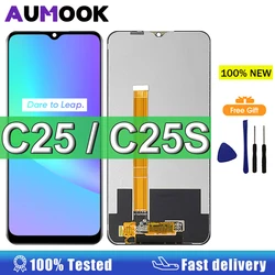 Pantalla LCD de 6,5 pulgadas para Oppo Realme C25, montaje de digitalizador con pantalla táctil de repuesto para pantalla LCD Realme C25s