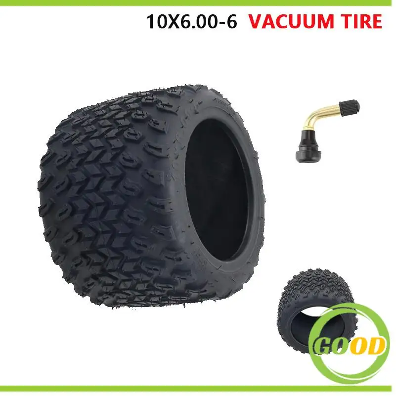 

Высококачественная бескамерная шина 10x6.00-6 для мотоциклов и электросамокатов, внедорожная, 10 дюймов, расширенная