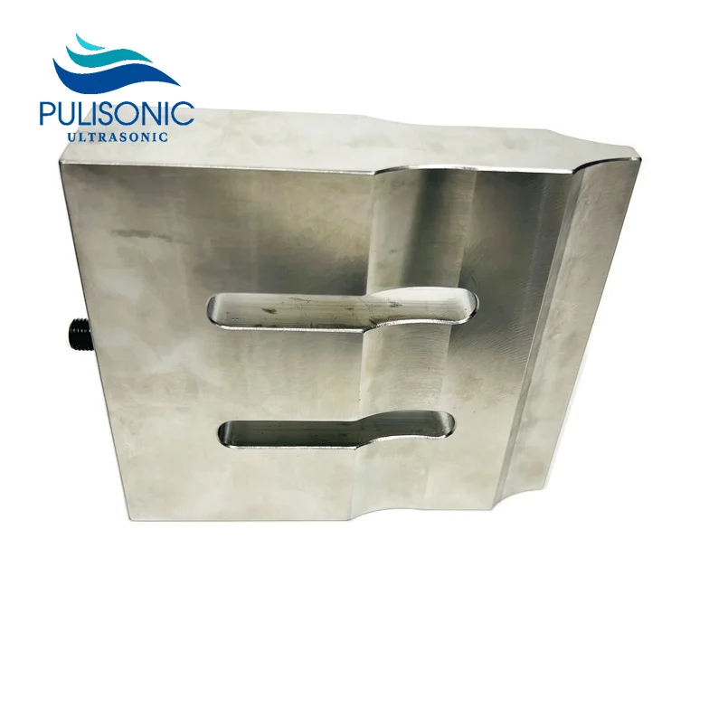 หัวเชื่อมอัลตราโซนิก20กิโลเฮิรตซ์15กิโลเฮิรตซ์แม่พิมพ์อัลตราโซนิค120*8มม. สำหรับเชื่อมพลาสติกไม่ทอ