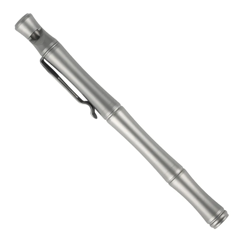 

Multipurpose Titanium Alloy Outdoor Hiking Pen, Neutral Tactical Pen, Signature Pen, Edc Gadget, Lifesaving, A559