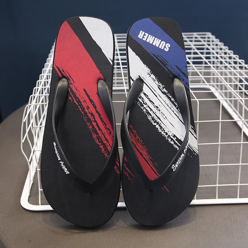 

Men Flip Flops Slippers Summer Anti-skid Outdoor Casual Light Beach Sandals Household Slipper Students Slides Pantuflas Hombre