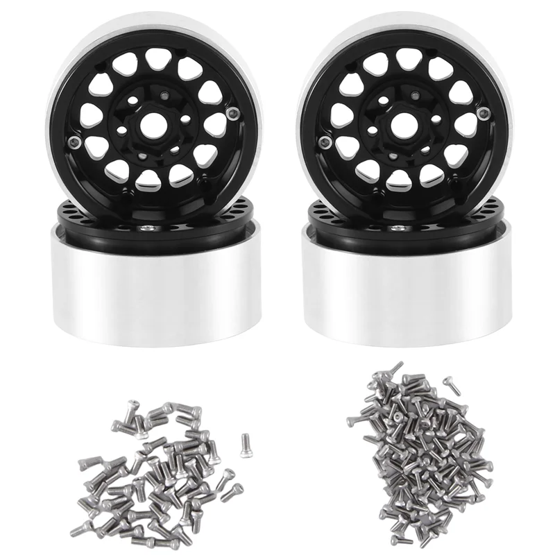 

M15K-4PCS 1,9-дюймовый металлический обод ступицы колеса с замком для 1/10 RC гусеничного автомобиля Axial SCX10 Traxxas TRX4 RC4WD D90 MST Redcat Gen8