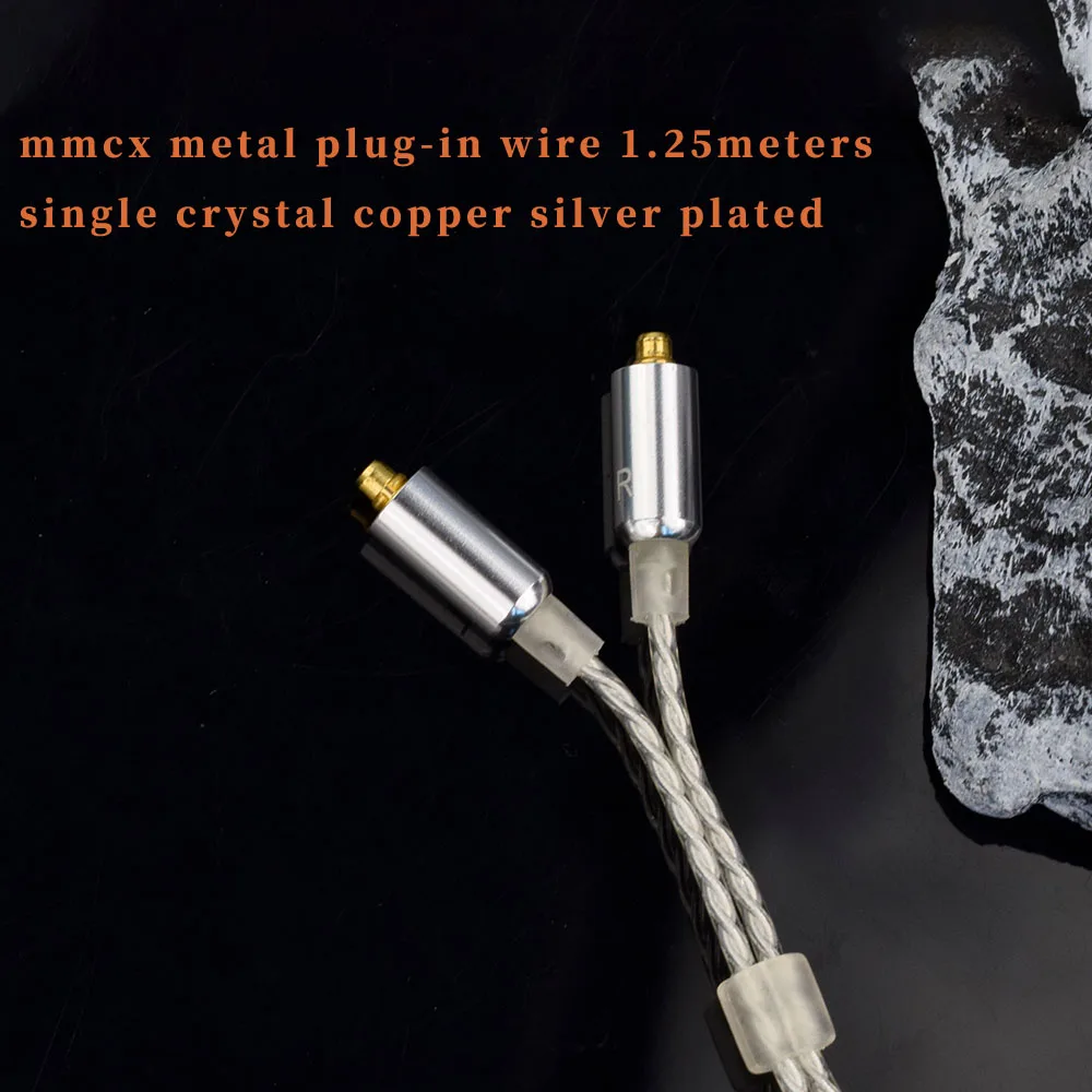 QIGOM X10 Earphone Cable, MMCX to 3.5MM, In-Ear Headphone Extension Cable, Ensure Stable Signal Output, Headset Accessories