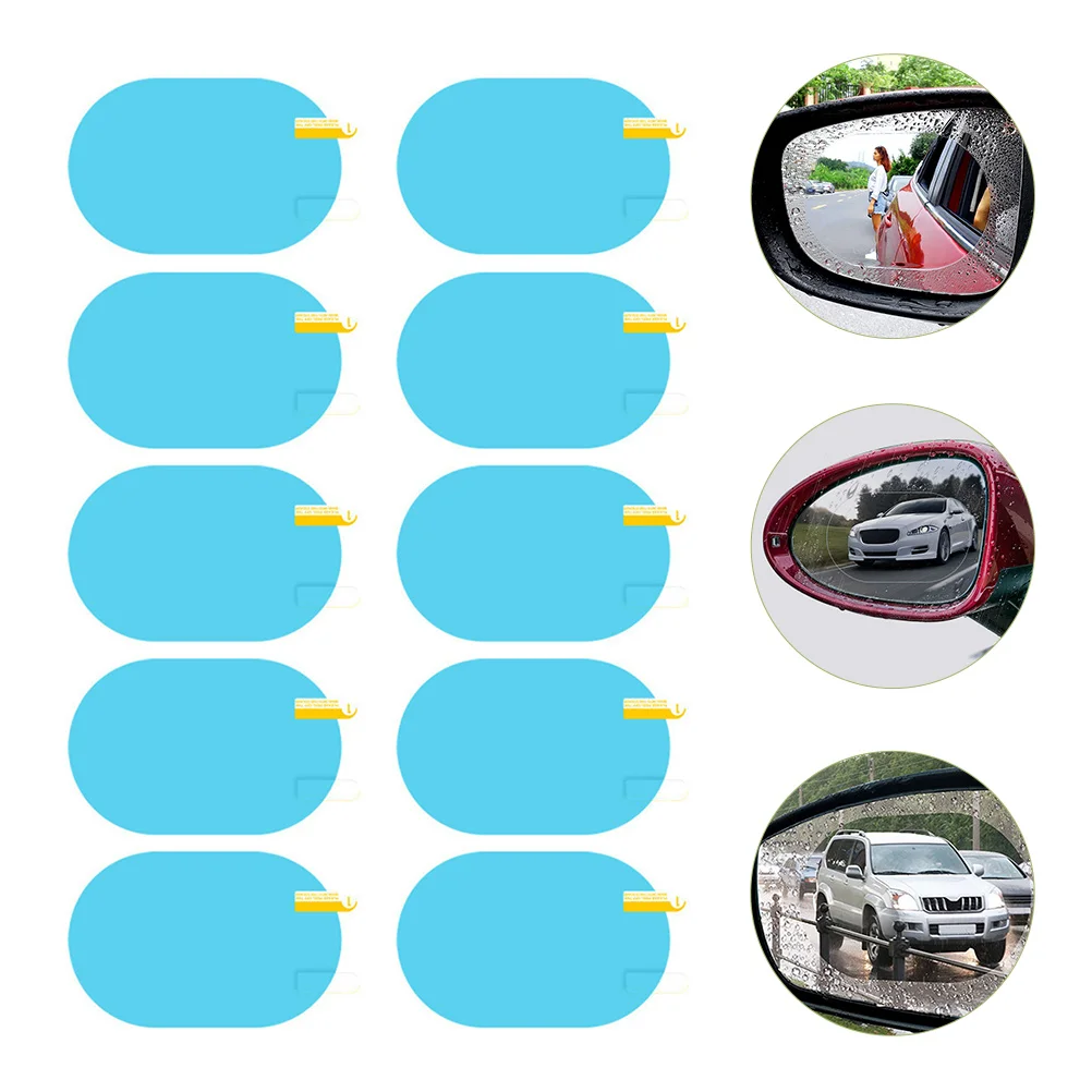 

5 Pairs Rearview Mirror Protector Film Car Waterproof Side Rain Guard Rainproof Anti-fog Cars