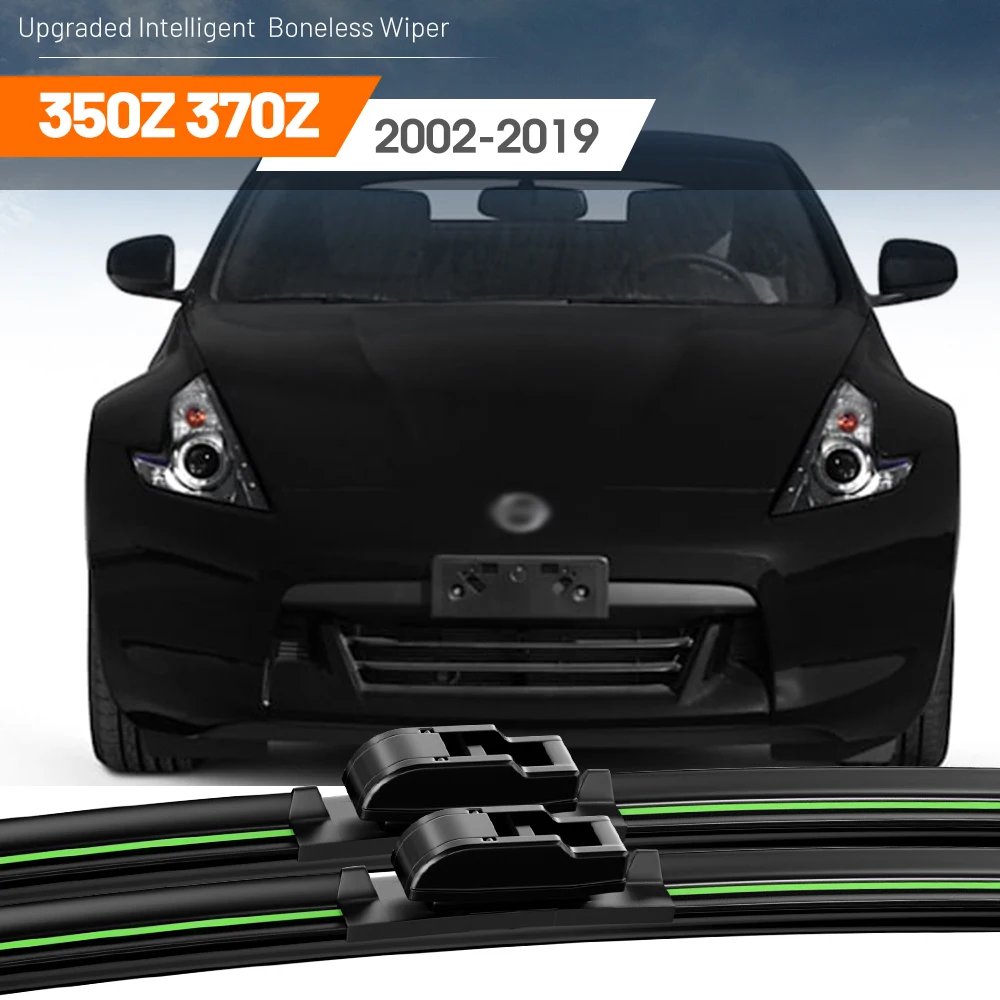 

2pcs For Nissan 350Z Z33 370Z Z34 2002-2019 Front Windshield Wiper Blades 2003 2004 2008 2009 2013 Windscreen Window Accessories