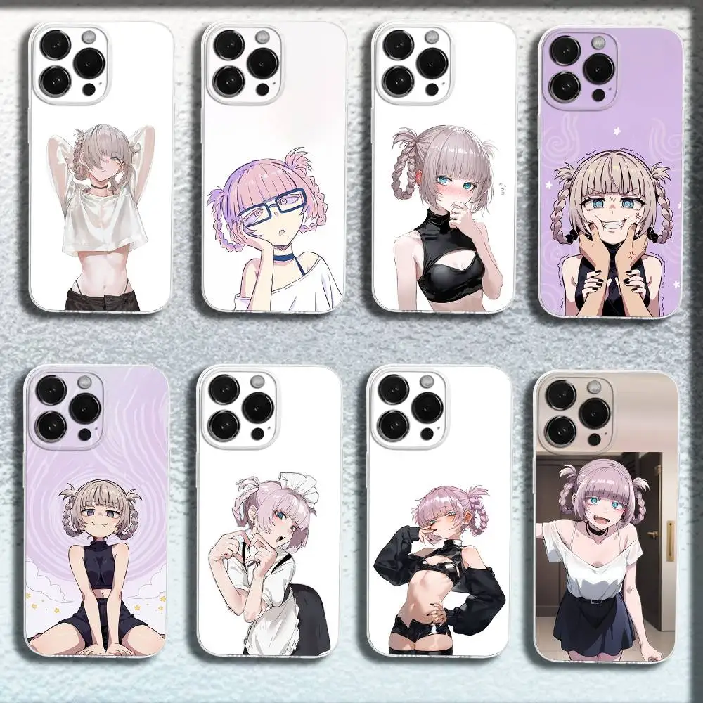 

C-Call of Night Nazuna Nanakusa Phone Case For iPhone 16,15,14,13,12,11 Plus,Pro,Max,XR,XS,Plus,E,Mini Transparent Soft Cover