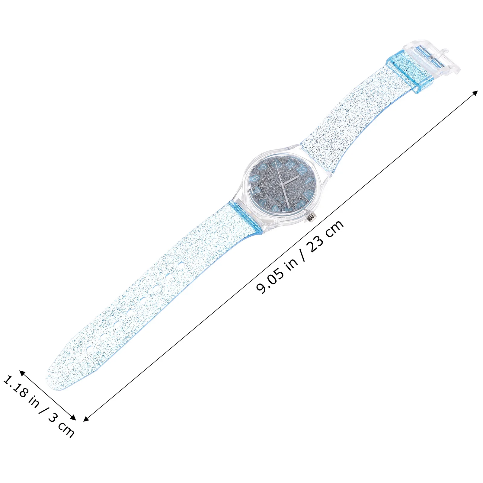 Watch Blue Shining Creative Design Quartz Movement Accurate Timekeeping for Fashionable Wrist Decoration