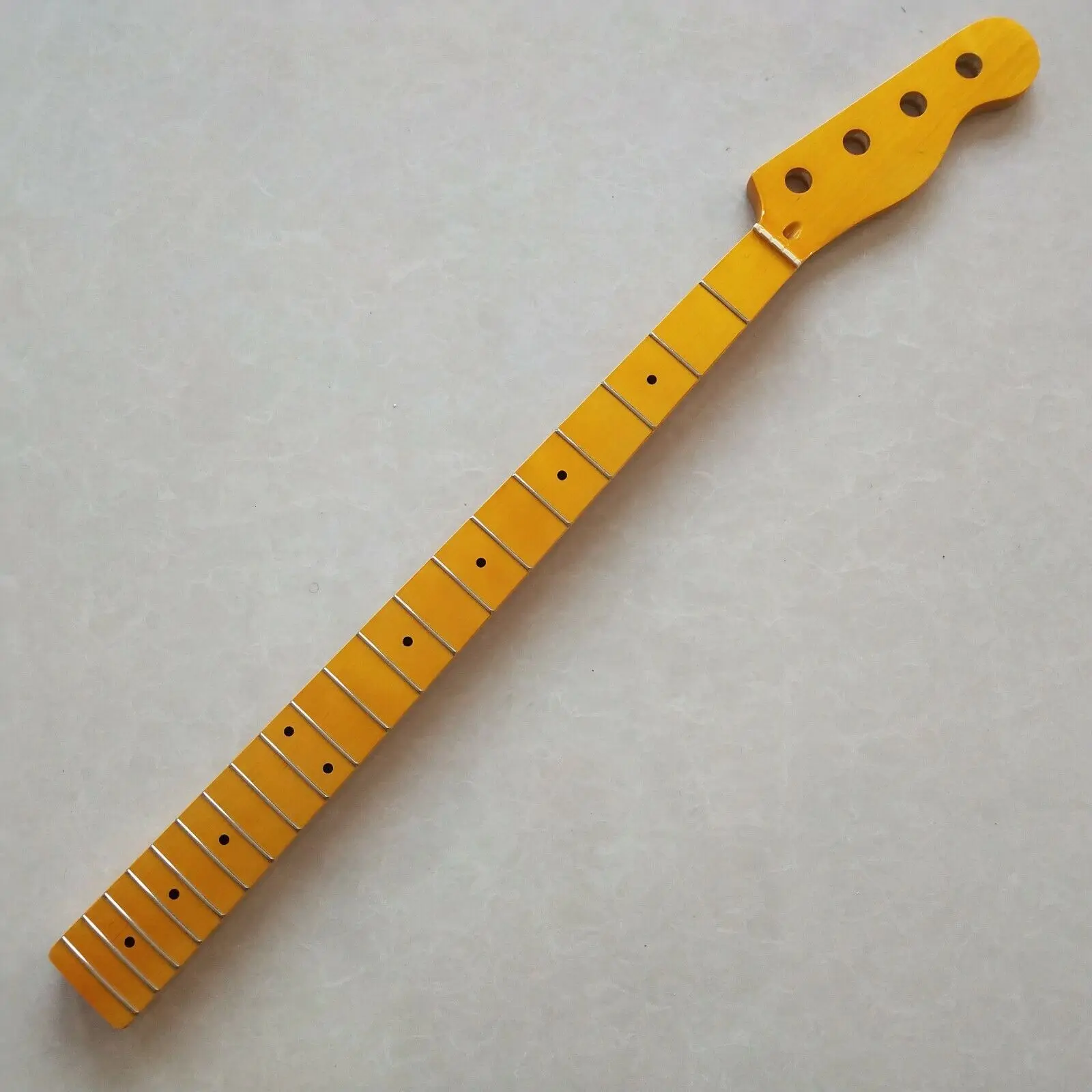 New Gloss Jazz bass guitar neck parts 20 fret 34 inch Maple Fretboard dots Inlay