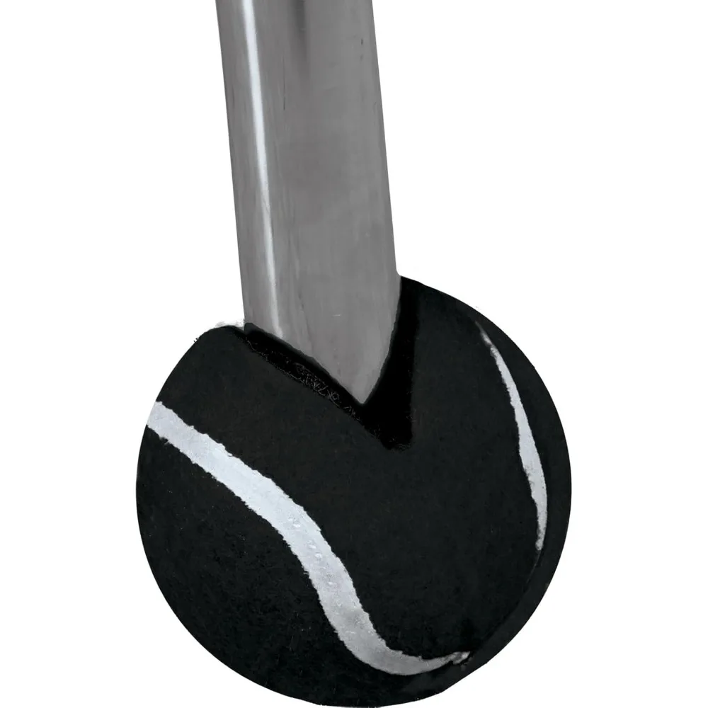 

Quiet Chair Stay-Put Foot Covers - Set of 144 Black Chair Leg Floor Protectors