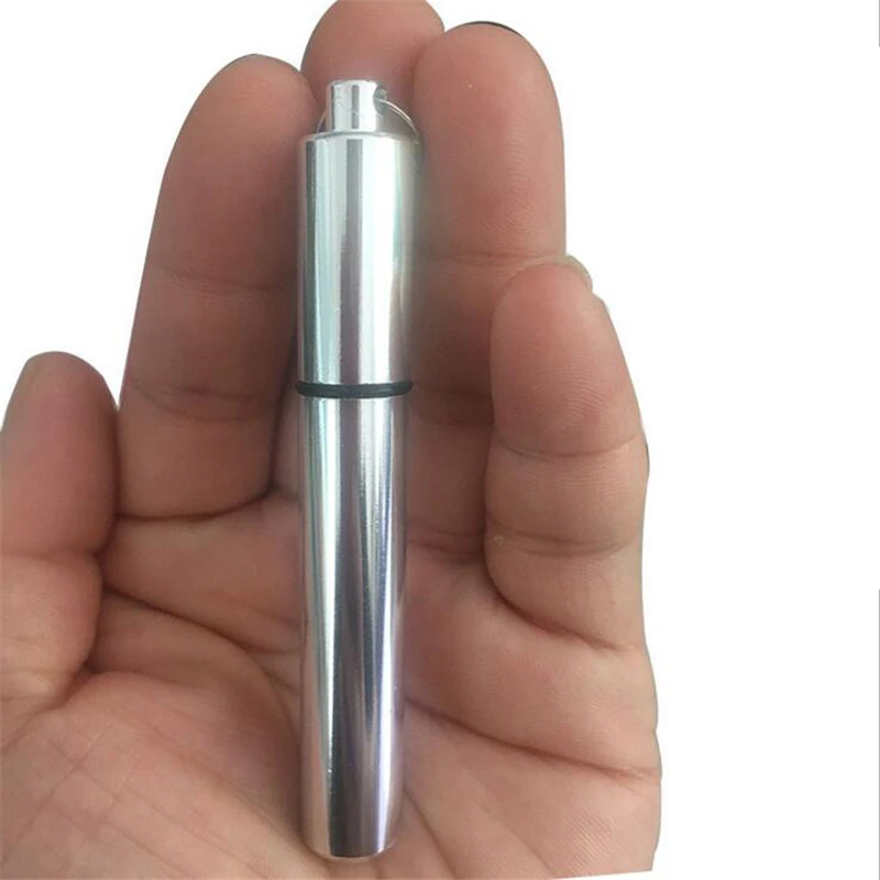 1 Piece Aluminum Alloy Portable Rustproof Stand For Toothpick Outdoor Household Travel Seal Storage Container Box Holder Case