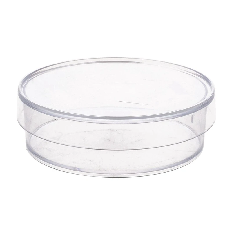 40 Pcs. 35Mm X 10Mm Sterile Plastic Petri Dishes With Lid For LB Plate Yeast (Transparent Color)