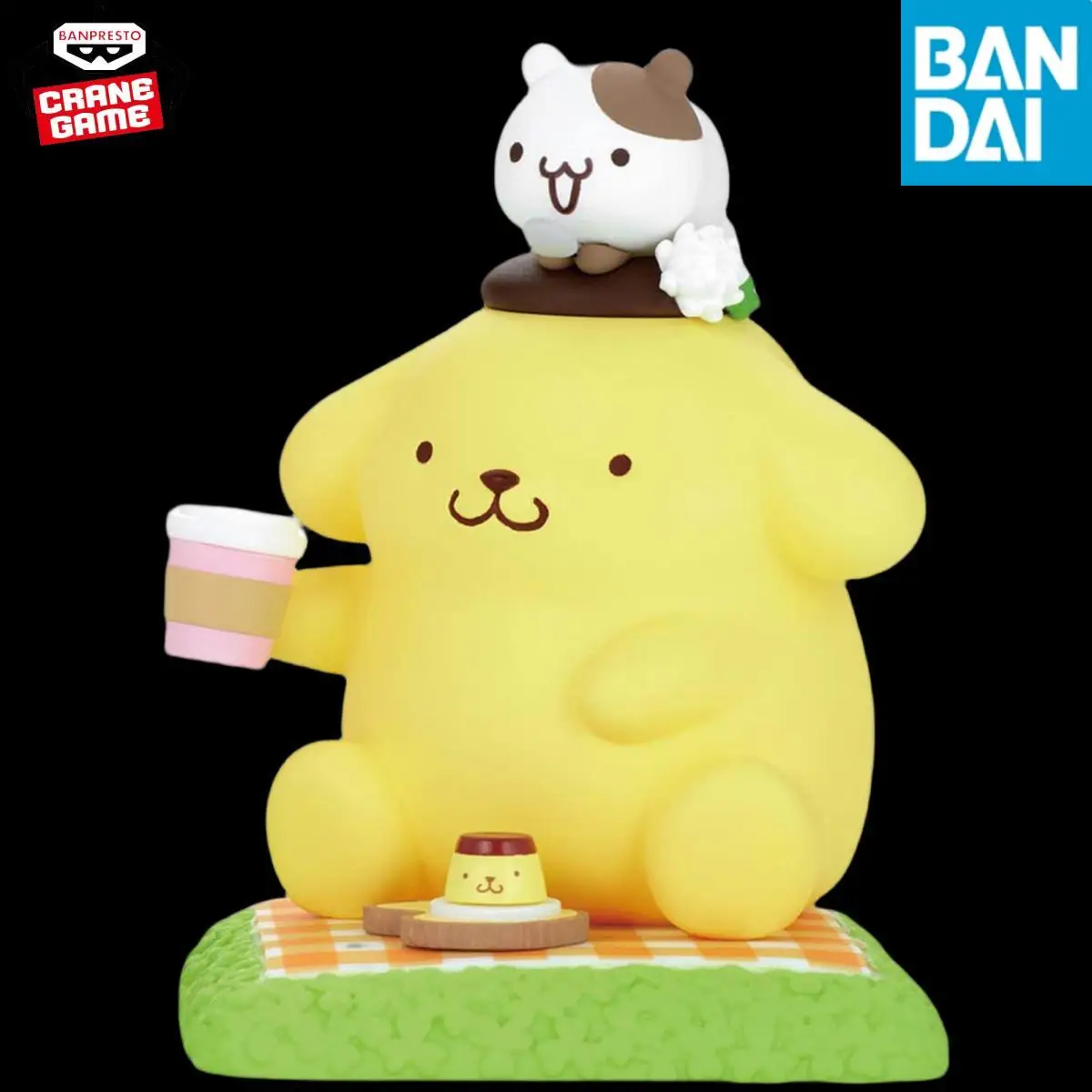 BANDAI Original véritable ligne UP Vol.2 amis souvenirs pompon Purin Anime figurine poupée modèle Statue jouets Festival enfants cadeau