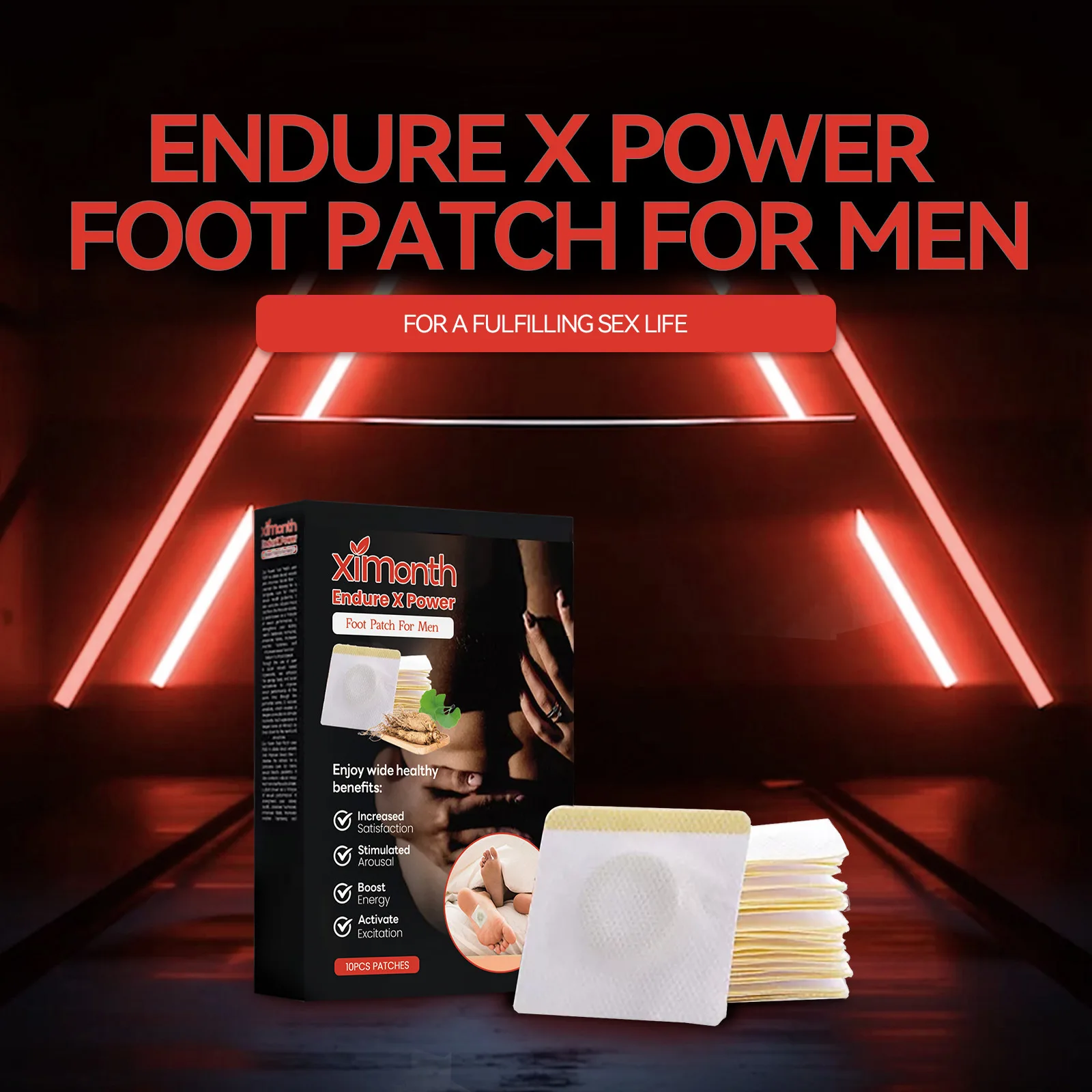 Male Enhancement Patch Stamina Strength Enhancer Energy Deficiency Improvement Kidney Function Restore Nourishing Kidney Plaster