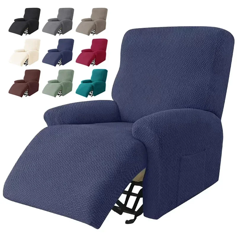 Recliner Sofa Covers Elastic Armchair Case Sofa Cover 1 Seater Anti-Dust Non-Slip Cover Stretch Universal Seat Cover