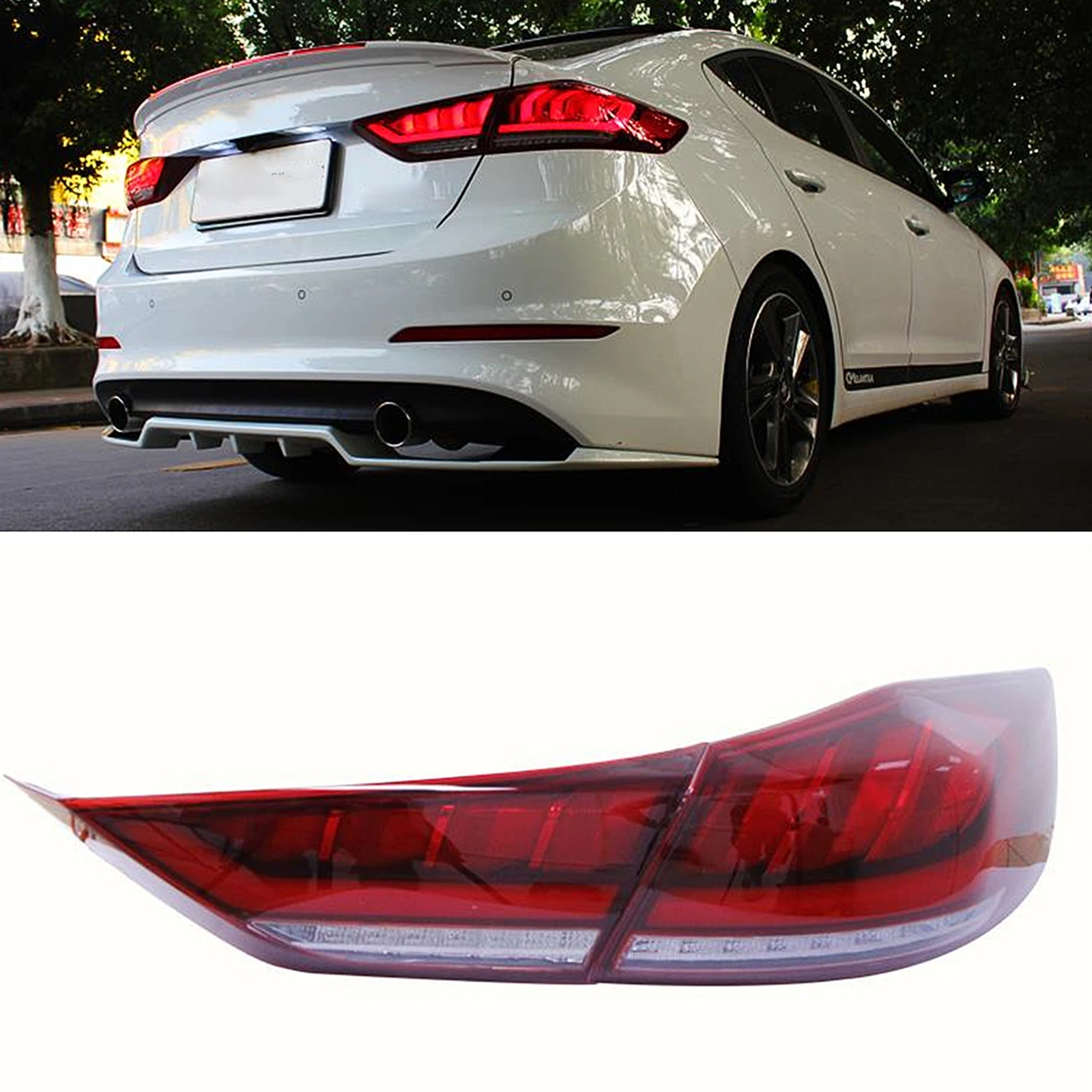 

Left + Right Rear Tail Light LED Lamp For HYUNDAI 2017-2018 Elantra