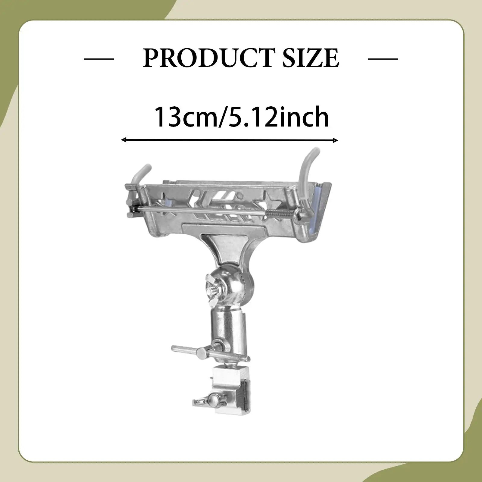 حامل قضيب الصيد عملي قابل للتعديل وسهل الحمل ودعم تثبيت قوس القطب لألواح الجسر وقوارب الكاياك