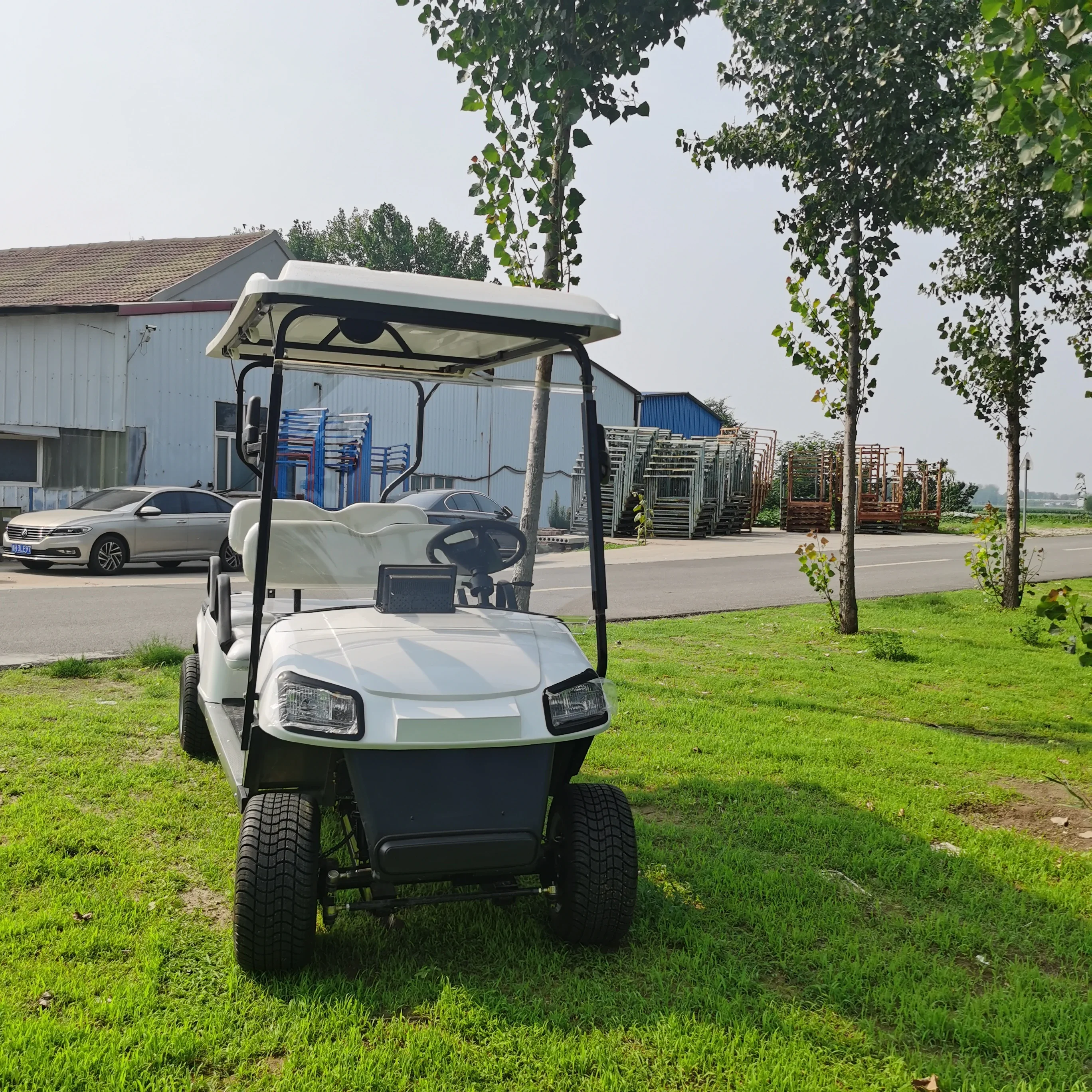 Carro de golf eléctrico de 4 ruedas, precio de carritos de golf elegantes más vendidos, 2024