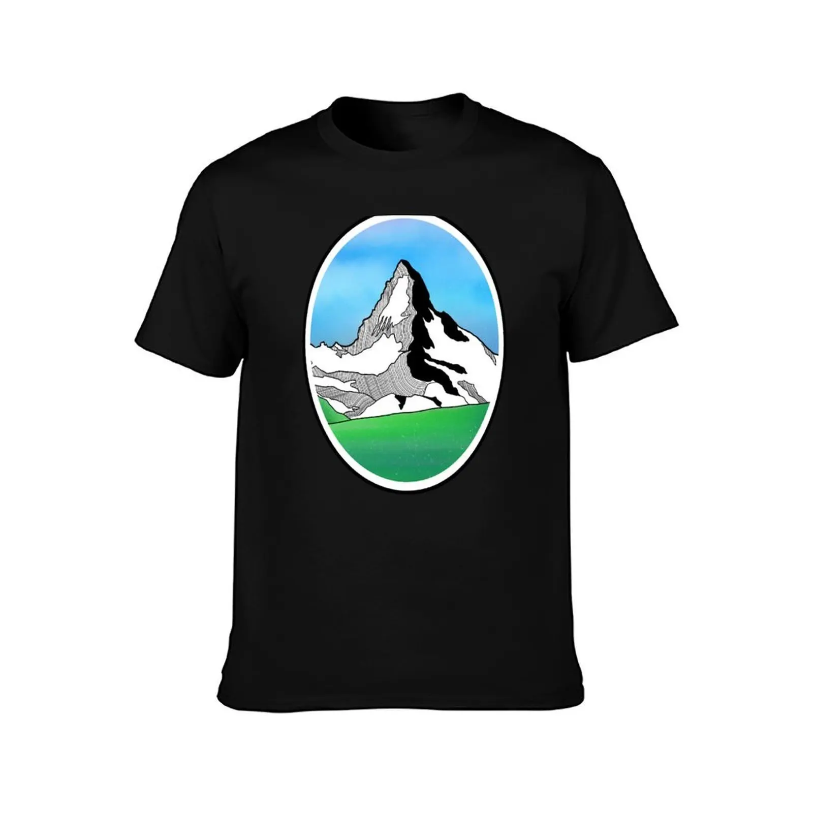 Matterhorn T-Shirt Basic Casual Wear Short Sleeve Top T-Shirt