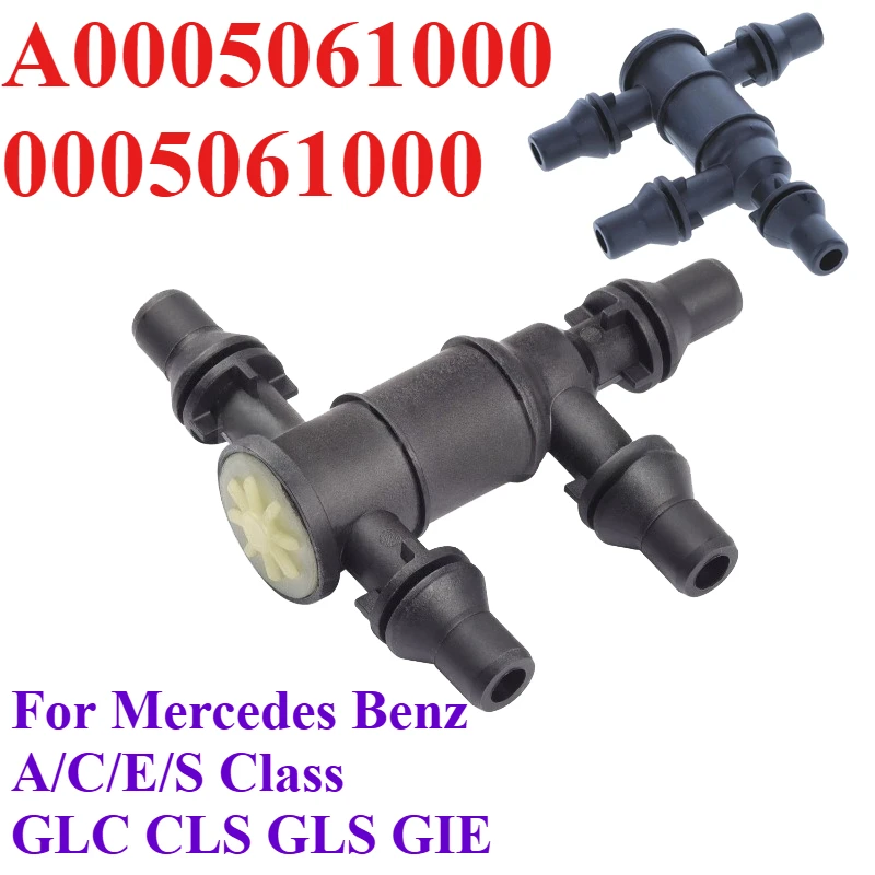 

A0005061000 0005061000 Shut Off Valve For Mercedes Benz A/C/E/S Class GLC CLS GLS GIE Water Hose Connector,Heater Control Valve