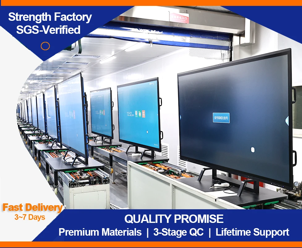 ITA OEM 55 65 75 85 86 100 110 بوصة لوحة مسطحة تفاعلية متعددة شاشة تعمل باللمس سبورة بيضاء رقمية لوحة ذكية للتعليم #6