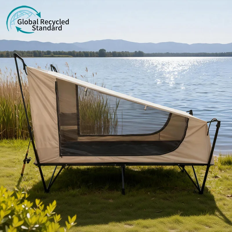 Yuelang ventilated and breathable anti-mosquito double-layer camp bed waterproof and moisture-proof off-ground tent can be custo