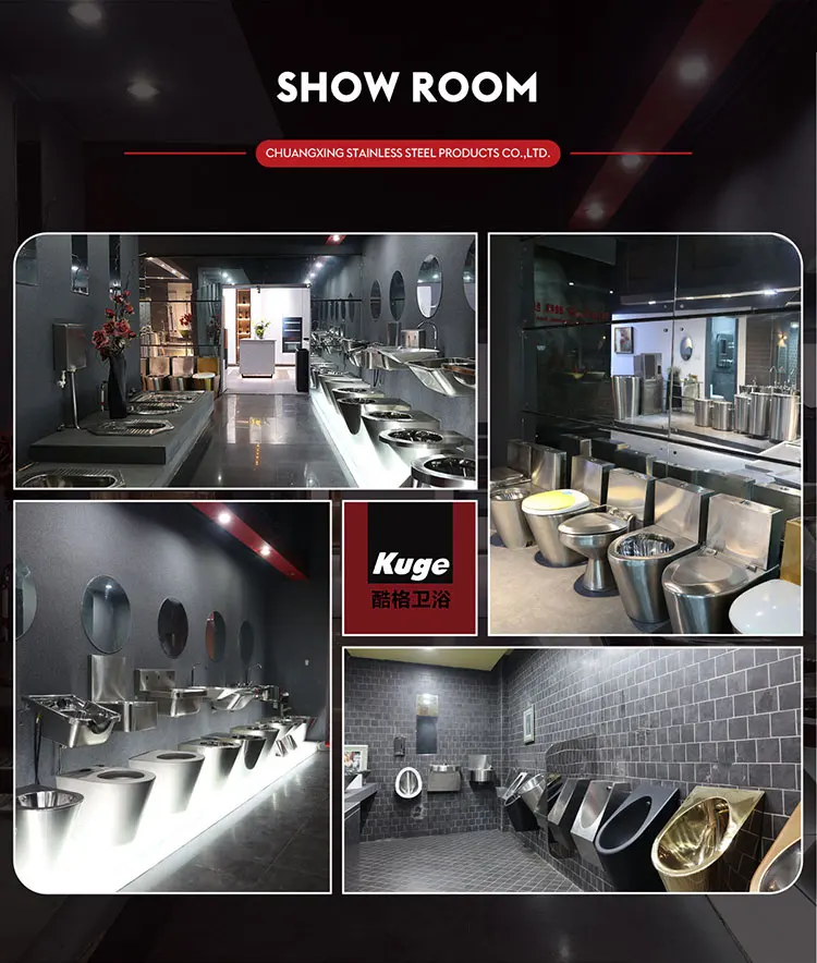 مرحاض تخييم من الفولاذ المقاوم للصدأ من Kuge مرحاض Rv محمول للحافلات والقطار