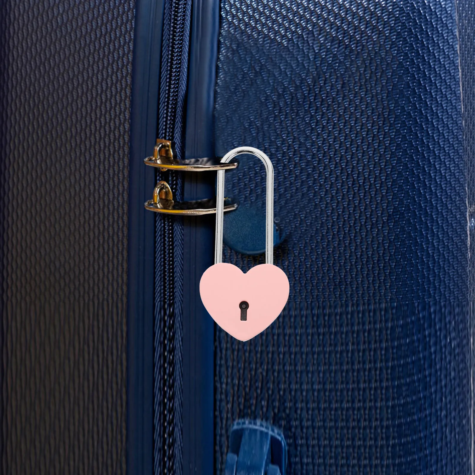 

1Pcs Heart Lock Small Lightweight Sturdy Padlock for Diaries Suitcases Drawers Multi-Functional Security Heart-Shaped Lock