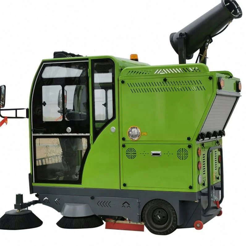 Mesin Pembersih Lantai Tipe Naik yang Cerdas untuk Industri, Penyapu Jalan