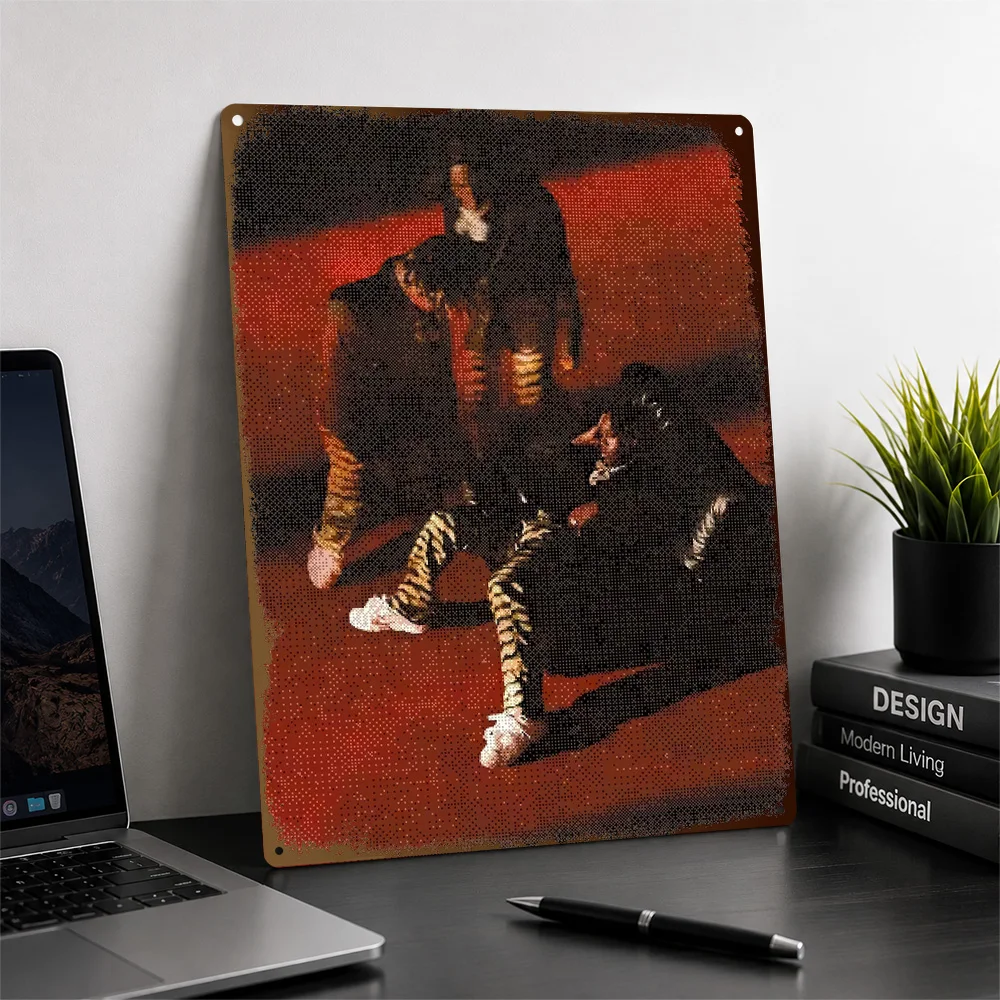 Don Toliver Seated Red Stage Portrait Aluminum Poster Graphic Wall Art For Listening Room Customized Metal Sign Birthday Gift